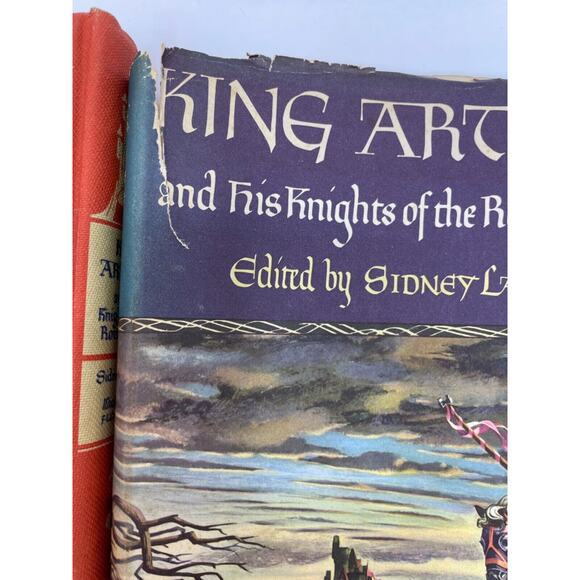 Vintage King Arthur and His Knights of the Round Table- Illustrated Book -1950 - Picture 14 of 16